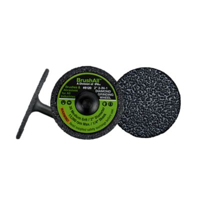 BrushAll 2 in. 3-in-1 Diamond Grinding Wheel (36 Grit)