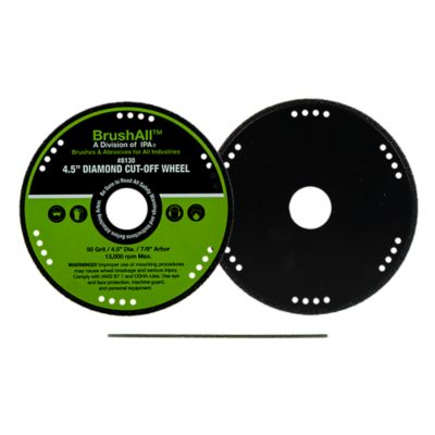 BrushAll 4.5 in. Diamond Cut-Off Wheel (40/50 Grit)