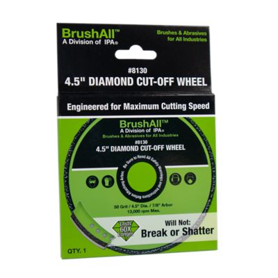 Image showing  4.5 in. Diamond Cut-Off Wheel (40/50 Grit)