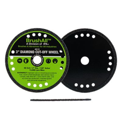 BrushAll 3 in. Diamond Cut-Off Wheel (60 Grit)