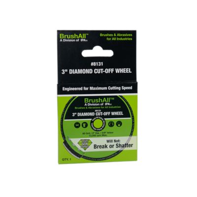 Image showing  3 in. Diamond Cut-Off Wheel (60 Grit)
