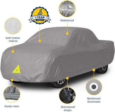 Image showing  All Weather Waterproof Truck Cover Windproof Straps (Fit upto 250 L x 71in. H, Max Cab 154 in.)