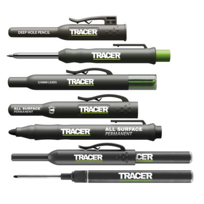 TRACER 5 pc. Construction Marker Kit with Storage Case