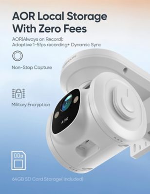 Image showing 3 th Cinmoore Dual Band WiFi Pan & Tilt Camera with Solar Panel