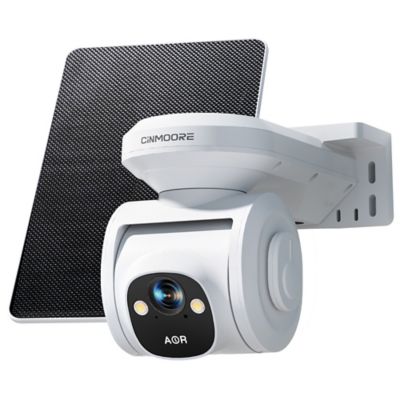 Cinmoore 4G Cellular Pan and Tilt Camera with Solar Panel with 1 Year Data