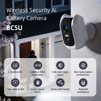 Image showing 3 th Cinmoore Dual Band WiFi Indoor/Outdoor Camera