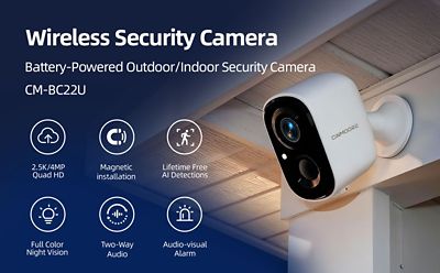 Image showing 5 th Cinmoore Single Band WiFi Indoor/Outdoor Camera