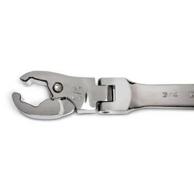 Image showing 2 th GEARWRENCH 5 pc. Ratcheting Flex Head Flare Nut SAE Wrench Set