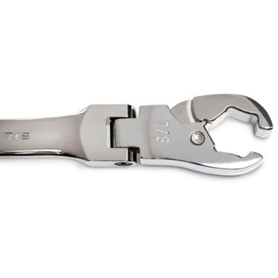 Image showing 3 th GEARWRENCH 5 pc. Ratcheting Flex Head Flare Nut SAE Wrench Set