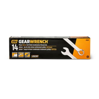 Image showing 5 th GEARWRENCH 14 pc. 6 Point Combination Metric Wrench Set