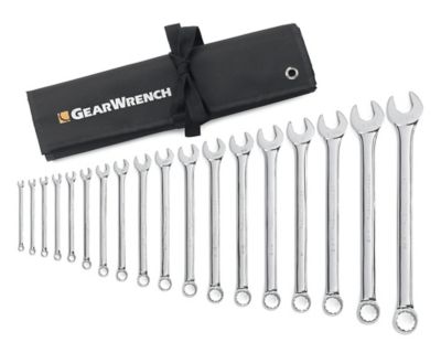 GEARWRENCH 18 pc. 12 pt. Long Pattern SAE Wrench Set