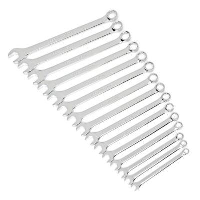 GEARWRENCH 15 pc., 12 pt. Long Pattern Combination Metric Wrench Set
