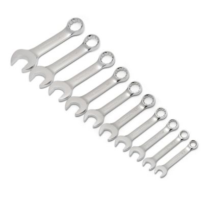 GEARWRENCH 10 pc. 12 pt. Stubby Combination SAE Wrench Set