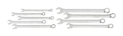 GEARWRENCH 9 pc. 12 pt. Long Pattern Combination Metric Wrench Set with Tool Roll