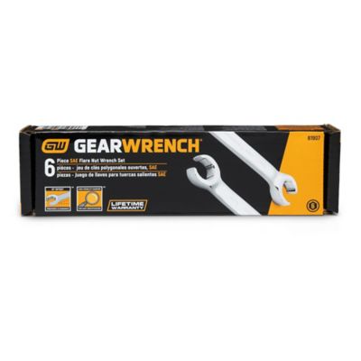 Image showing 3 th GEARWRENCH 6 pc. Flare Nut SAE Wrench Set