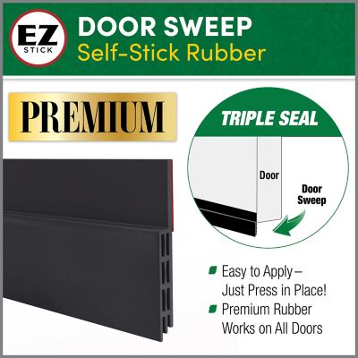 Frost King Black Interior Door Sweep