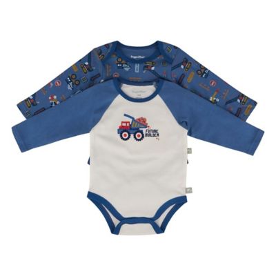 Rugged Bear Kids' Truck Bodysuit, 2 pk.