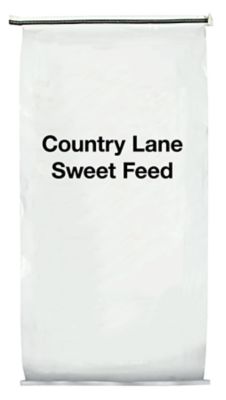 Country Lane Sweet Feed Commodity Textured Pellet Horse, Cattle and Goat Feed, 40 lb. Bag