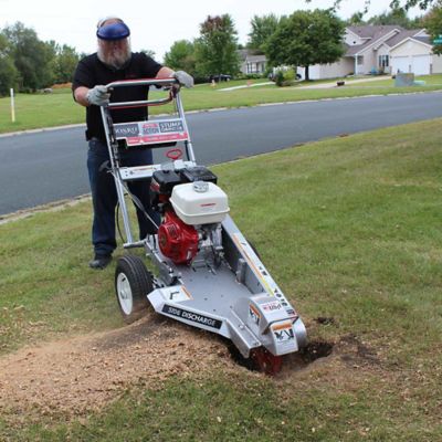 Image showing 8 th Dosko Swivel Stump Grinder 13 HP Walk-Behind Honda GX390