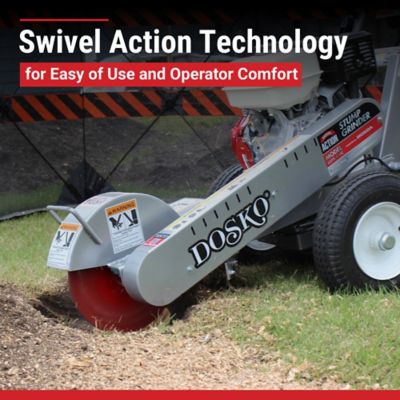 Image showing 11 th Dosko Swivel Stump Grinder 13 HP Walk-Behind Honda GX390