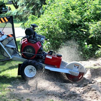 Image showing 7 th Dosko Stump Grinder 20 HP Self-Propelled Honda GX630