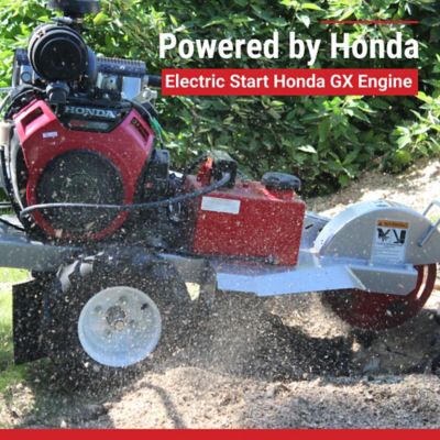 Image showing 11 th Dosko Stump Grinder 20 HP Self-Propelled Honda GX630
