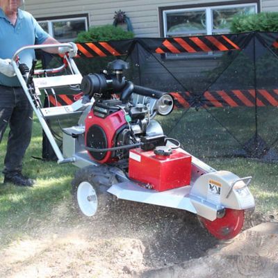 Image showing 13 th Dosko Stump Grinder 20 HP Self-Propelled Honda GX630