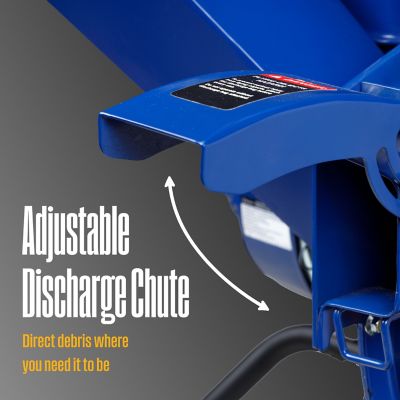 Image showing  3 in. Diameter 3 in 1 212cc Gas Powered Wood Chipper Shredder Mulcher with Collection Bag