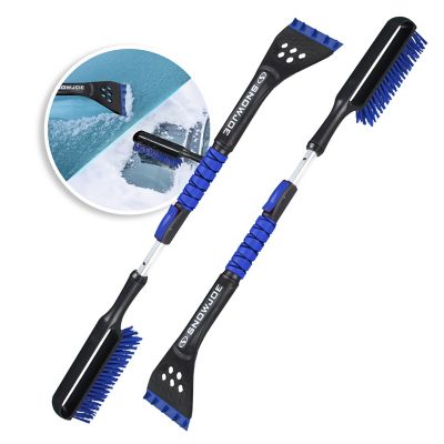Snow Joe Winter Telescopic Snow Removal Brush + De-icing Shovel 42 in. Telescopic, 2 pk.