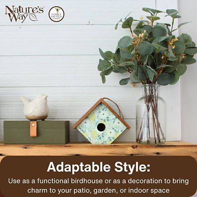 Image showing  Blooming Nest Decorative Wren House