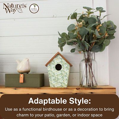 Image showing  Olive Blossoms Decorative Bluebird House