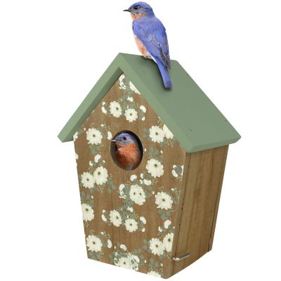 Nature's Way Verdant Petals Decorative Bluebird House