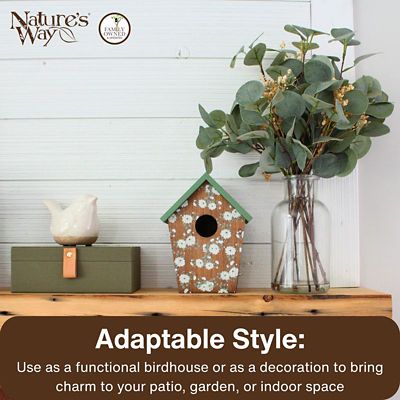 Image showing  Verdant Petals Decorative Bluebird House