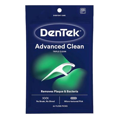 Dentek Triple Clean Flossers, 20 ct.