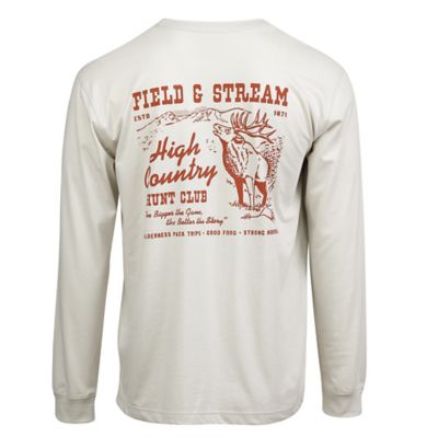 Field & Stream Men's Hunt Club Crew Neck Long-Sleeve T-Shirt