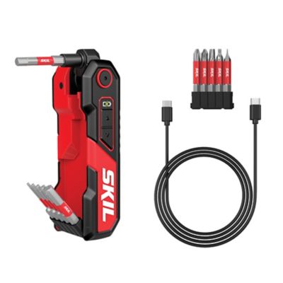 SKIL 4 V Rechargeable Hex Key & Bits, 11 pc. Set