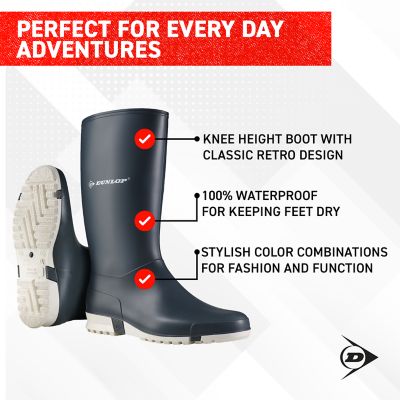 Image showing 5 th Dunlop Womens Sport, Waterproof Rain boots, Flexible & Durable