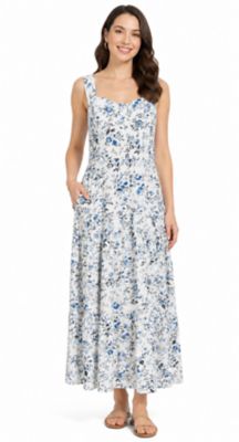 Cotton and Rye Sleeveless Floral Bouquet sundress