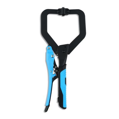 OX Auto Adjust 11 in. C Clamp with Swivel Pad, Gripped