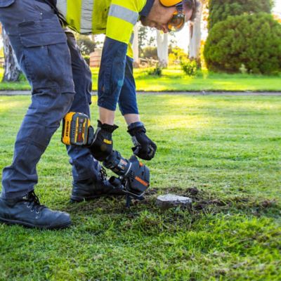 Image showing  AllSaw Cordless Landscaping Wood and Turf Kit Powered by DEWALT (1 Turf Blade, 1 Wood Blade)