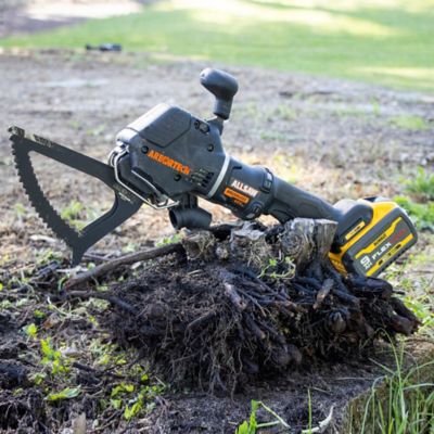 Image showing  AllSaw Cordless Landscaping Wood and Turf Kit Powered by DEWALT (1 Turf Blade, 1 Wood Blade)