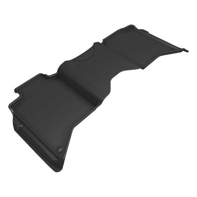3D MAXpider KAGU Series Floor Mat 2019-2024 Dodge Ram Crew Cab With Bucket Seats 2nd Row, 1 pc., Black