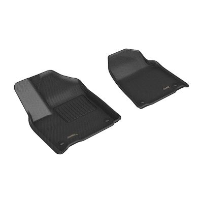3D MAXpider KAGU Series Floor Mat 2022-2026 Jeep Wagoneer And Grand Wagoneer Front Row, 2 pc., Black