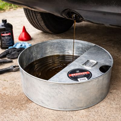 Image showing 3 th Behrens 8 gal. Hot Dipped Steel Drain Pan