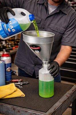 Image showing 4 th Behrens 6 qt., Galvanized Steel Offset Funnel