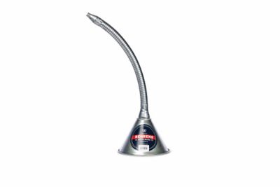 Image showing  1 qt., Galvanized Steel 14 in. Flex Spout Funnel