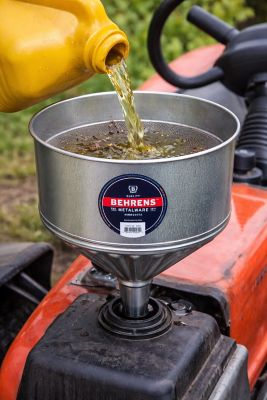 Image showing  12 qt. Galvanized Steel Funnel