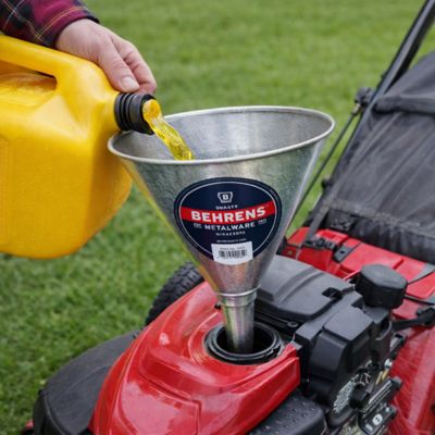 Image showing 5 th Behrens 2 qt., Galvanized Steel Funnel