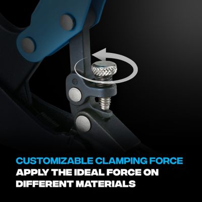 Image showing  Auto Adjust 7-Inch Needle Nose Pliers, Gripped