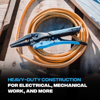 Image showing  Auto Adjust 7-Inch Needle Nose Pliers, Gripped
